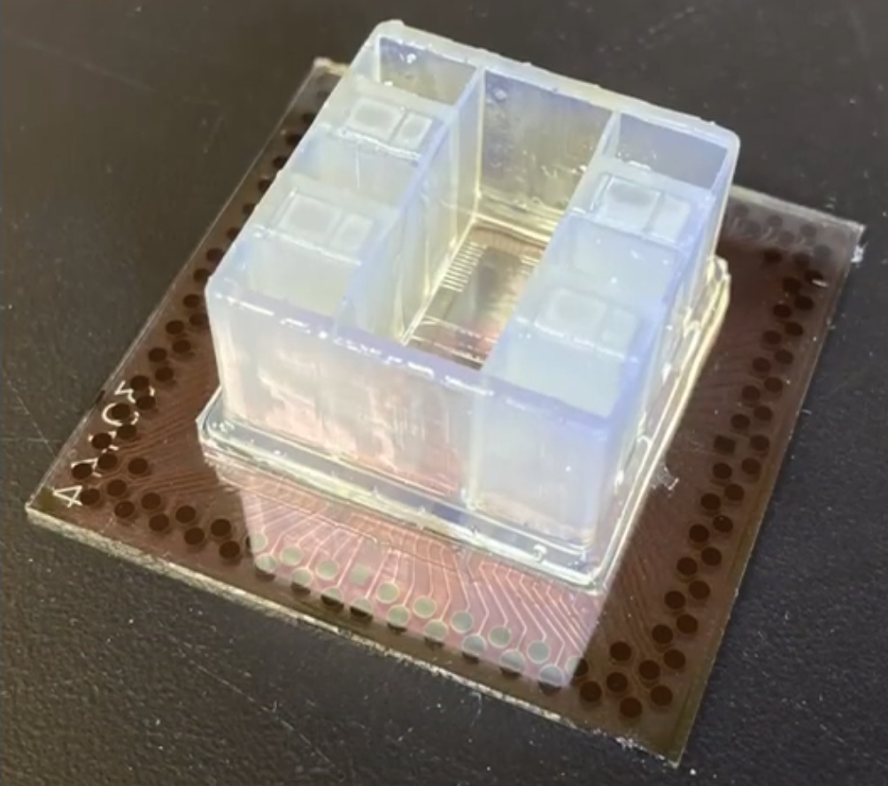 Microfluidic setup